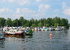 Pichelsee, nördliche Zufahrt zum Wannsee : Yachthafen, Yachten, Boote