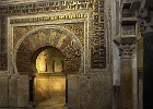 In der Metquita von Cordoba : Mosaiken, Säulen