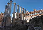 CordobaTemplo Romano, römischer Tempel an der Calle Claudio Marcelo : Säulen, Tempel, antike Mauer