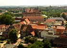 Blick von St. Marien auf Schloss Güstrow : Schloss