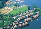 Bootshäuser in Röbel an der Müritz : Bootshäuser, Yachthafen, See