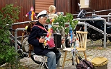 Straßenmusiker in Warnemünde